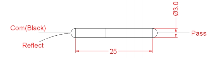 Filter Wavelength Division Multiplexer Package Dimension